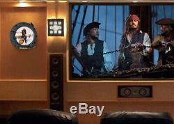 Johnny Depp, Signé, Pirates De La Caraibe, Pièce Disney Prop, Hublot Coa DVD Uacc