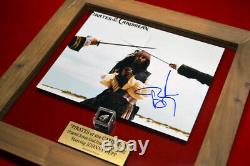 Johnny Depp Signed Pirates Of Caribbean Disney Prop Gold Nugget & Coin, Coa, DVD