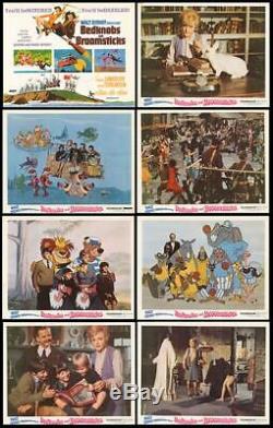 L'apprentie Sorcière Jeu Original Carte Lobby 1971 Disney 11x14 Affiches De Cinéma