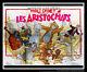 L'aristocats Walt Disney 10x13 Pieds Géant Billboard Movie Poster Original 1980