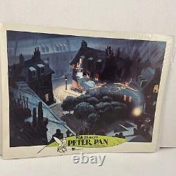 L'ensemble De Cartes De Hall De Walt Disney's Peter Pan De 9 11x14. 1976 Réédition