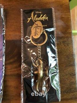 Le Film De Disney Aladdin Rare Set Promo 6 Pièces Nouveau Bougie Trousseau Chapeau De Base-ball