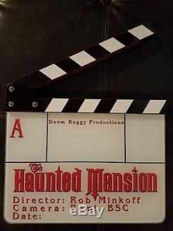 Le Film The Haunted Mansion De Disney (2003) Production Clapper / Slate Prop! Rare