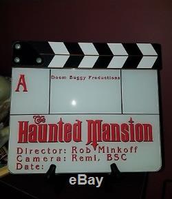 Le Haunted Mansion Production De Disney A Utilisé Un Accessoire Pour Ardoise / Clap! Rare