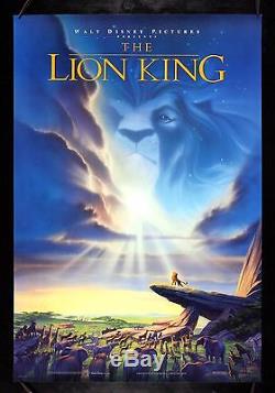 Le Lion King Cinemasterpiece 1sh Original Movie Poster Ds Nm C9 1994 Disney