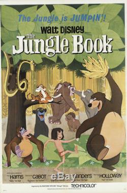 Le Livre De La Jungle 1967 27x41 Orig Affiche De Film Fff-16899 Fine, Very Fine Disney