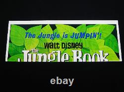 Le Livre De La Jungle 1967 Disney Cartoon Affiche De Cinéma Tripliée Mint Non Utilisé