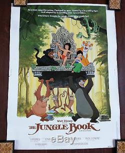 Le Livre De La Jungle De Disney 1984: Réédition Du Film Original Us 30 X 40