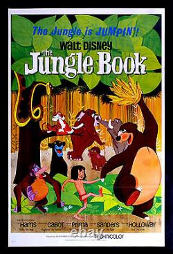 Le Livre Du Jungle? Cinemasterpieces 1sh Original Movie Poster Nm-m 1967 Disney