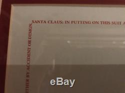 Le Santa Clause Disney Film Officiel Prop Écran Utilisé Cartes Tim Allen Auto