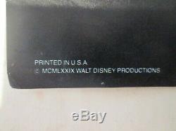 Le Trou Noir -rare Style 1979 Affiche Du Film Walt Disney