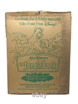 Le présentoir en carton promotionnel original neuf dans sa boîte de Walt Disney's The Jungle Book