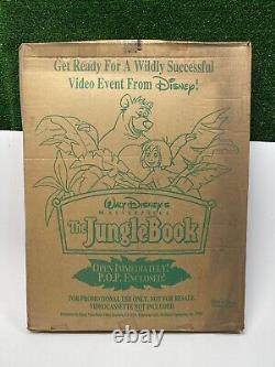 Le présentoir en carton promotionnel original neuf dans sa boîte de Walt Disney's The Jungle Book