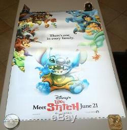 Lilo Et Stitch 3d Lenticulaires Affiche Du Film Original 27x40 Disney