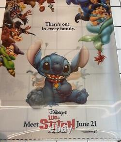 Lilo & Stitch 27x40 Affiche Lenticulaire Walt Disney Film 3-d Theater Teaser