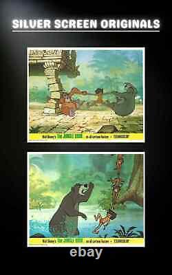 Livre De Jungle 12x Original Uk Foh Lobby Cards Walt Disney 1967