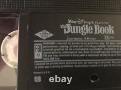Lot de films Disney VHS vintage Black Diamond Rare Limité
