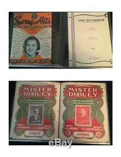 Magicien D'oz Vintage Partitions Collection 46 Pièces Judy Garland Baum 2 Disney