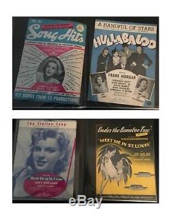 Magicien D'oz Vintage Partitions Collection 46 Pièces Judy Garland Baum 2 Disney