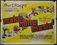 Make Mine Musique 1946 Orig 22x28 Brit Affiche Du Film Disney Nelson Eddy Dinah Shore