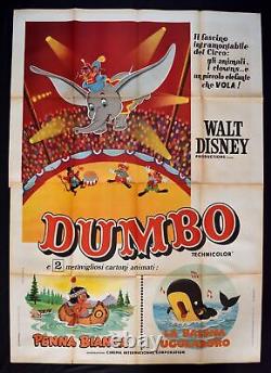 Manifeste Dumbo Walt Disney Dessin Animé Animation Cirque Éléphant A122