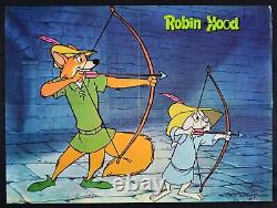 Manifeste Robin des Bois Walt Disney Reitherman Petite Renarde 1ère édition 1974 S11