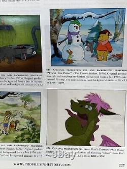 Oeuvre d'art Disney Winnie l'Ourson et Petit Gourou : celluloïd de production original avec fond des années 1970