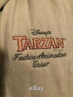 Officiel Authentique Disney Officiel Walt Tarzan Feature Veste Équipage D'animation