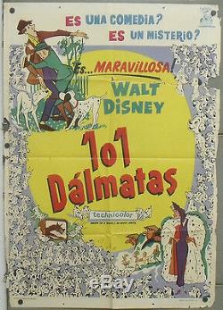 On99 101 Dalmatiques Walt Disney Origine 1sh Poster Espagne