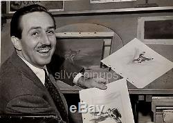 Orig 40's Walt Disney Candid. Bambi Animation Dbw Portrait Disney Studio's