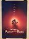 Original Disney Beauty And The Beast 1991 Ds Advance Affiche Théâtrale 27 X 40