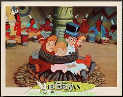 Peter Pan Lobby Card Lot De 9 Affiche De Film Disney 11x14 Pouces R1978 Très Fine
