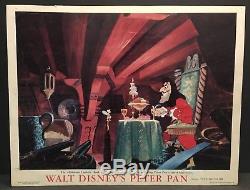 Peter Pan Original 1953 Movie Lobby Cartes Disney Captain Hook Et Wendy