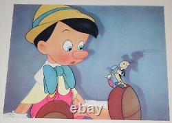 Pinocchio 1940 Programme avec 4 lithographies ! Introuvable sur Ebay ! Rare et précieux