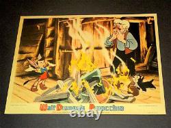 Pinocchio / 1940 Walt Disney / Original Color Mini Lobby Card (8x10) A