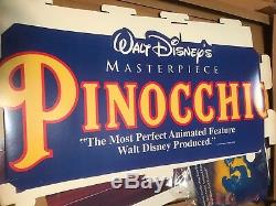 Pinocchio New Original Video Store Présentoir De Voyageur Debout Walt Disney