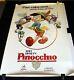 Pinocchio Originale Affiche Du Film 1984 Re-release Walt Disney 40 X 60 Near Mint
