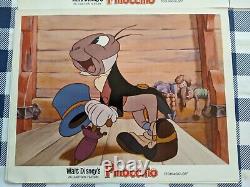 Pinocchio de Walt Disney - Affiche Originale et Ensemble de Cartes Lobby de 1971