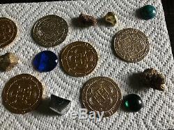 Pirates Des Caraïbes Prop Coins Gem Gold Treasure (enchères De Disney) Coa