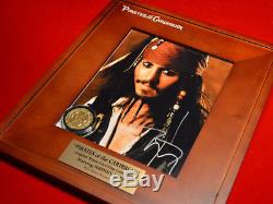 Pirates Des Caraibes Prop De Disney, Blu Ray DVD De Johnny Depp Signé, Disney Coa