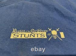 Pirates Of The Caribbean Disney Film Rare Stunt Crew Promo T-shirt Adult Large
