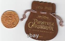 Pirates Of The Caribbean Original Movie Film Prop Gold Coin Rare Disney Potc Htf