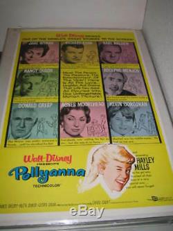 Pollyanna Hayley Mills Disney (1960) Affiche Original Authentique 27x41 Film (468)