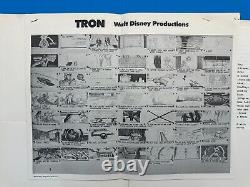 Portfolio de kit de presse de licence Disney TRON 1982 avec photos et storyboards