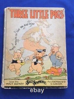 Première édition des Trois Petits Cochons par Walt Disney Studio
