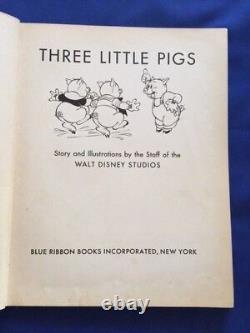 Première édition des Trois Petits Cochons par Walt Disney Studio