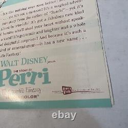 Programme d'Avant-Première Spéciale du Film PERRI 1957 de Walt Disney, Buena Vista TRÈS RARE