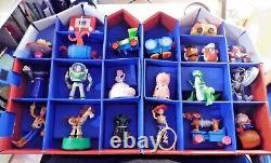 Promotion du film Disney Toy Story 2 : Ensemble complet de jouets McDonald's avec boîte RARE RB6