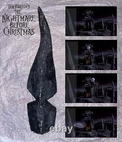 Propriété d'ensemble de film utilisée à l'écran de Disney Tim Burton's The Nightmare Before Christmas