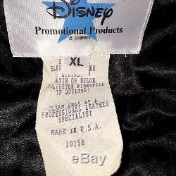 Rare 1997 Hercules Animé Cast Crew Cuir Film Prop Jacket Film Disney XL
